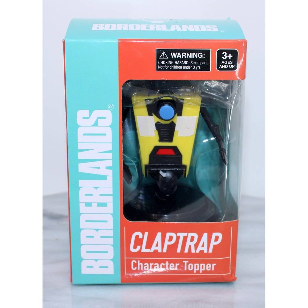 Borderlands Claptrap Character Topper Figure Yellow Robot Collectible New